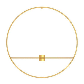 home & garden : Ryder Wandkaarsenhouder en Vaas in Goud Kaarsenhouder van Pantino