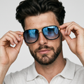 Heren Gepolariseerde Zonnebril Bruin - UV400 Bescherming, Anti-Schittering & Comfortabel