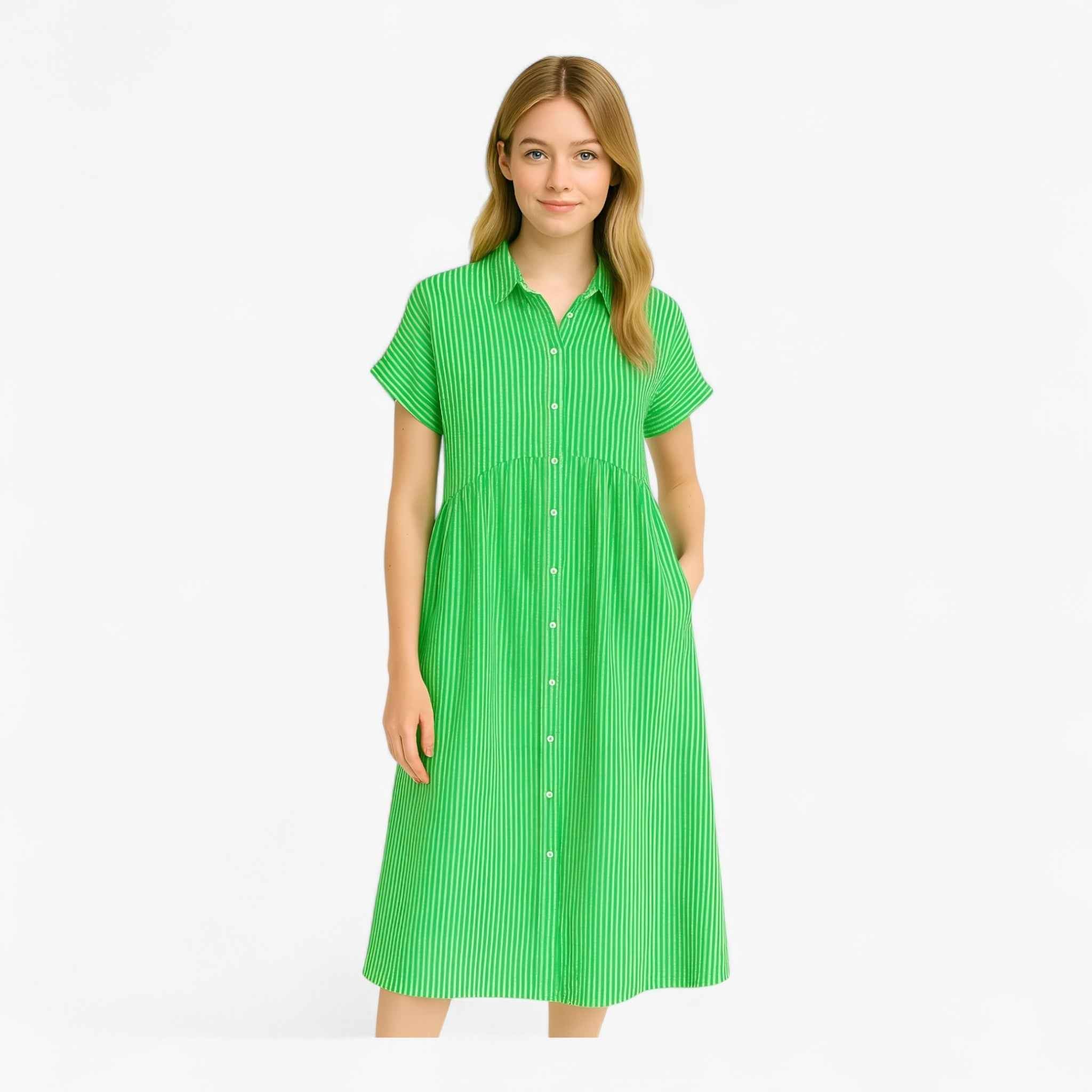 Dresses : Leggera e Leggera Dames Zomerjurk - Comfort in Scandinavisch Design in van Pantino