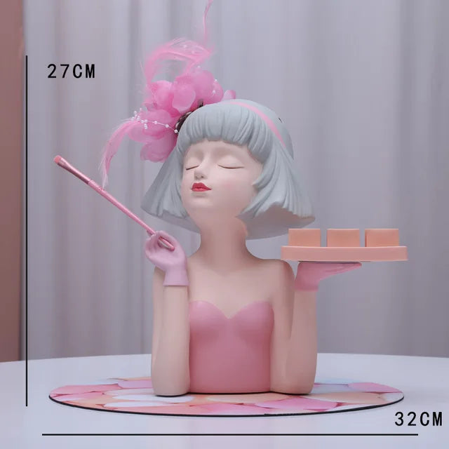 accessories : Modern Meisje Make-Up - Huidige Trends - Zwart Meisje (A) in Roze Meisje (A) van Pantino
