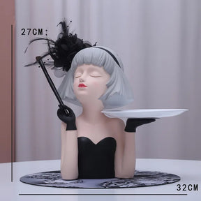 accessories : Modern Meisje Make-Up - Huidige Trends - Zwart Meisje (A) in van Pantino