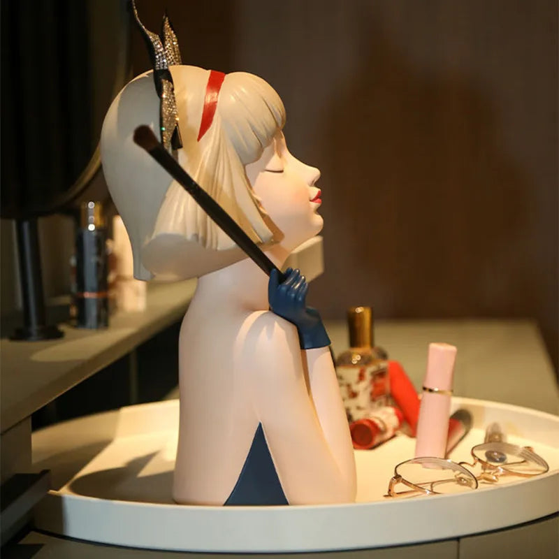 accessories : Modern Meisje Make-Up - Huidige Trends - Zwart Meisje (A) in van Pantino