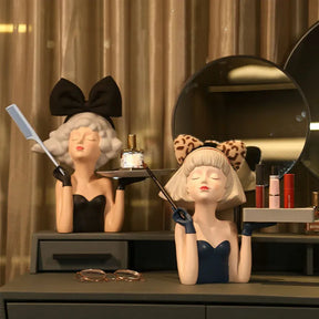 accessories : Modern Meisje Make-Up - Huidige Trends - Zwart Meisje (A) in van Pantino