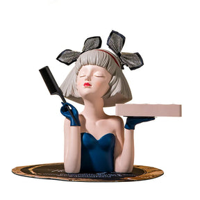 accessories : Modern Meisje Make-Up - Huidige Trends - Zwart Meisje (A) in van Pantino