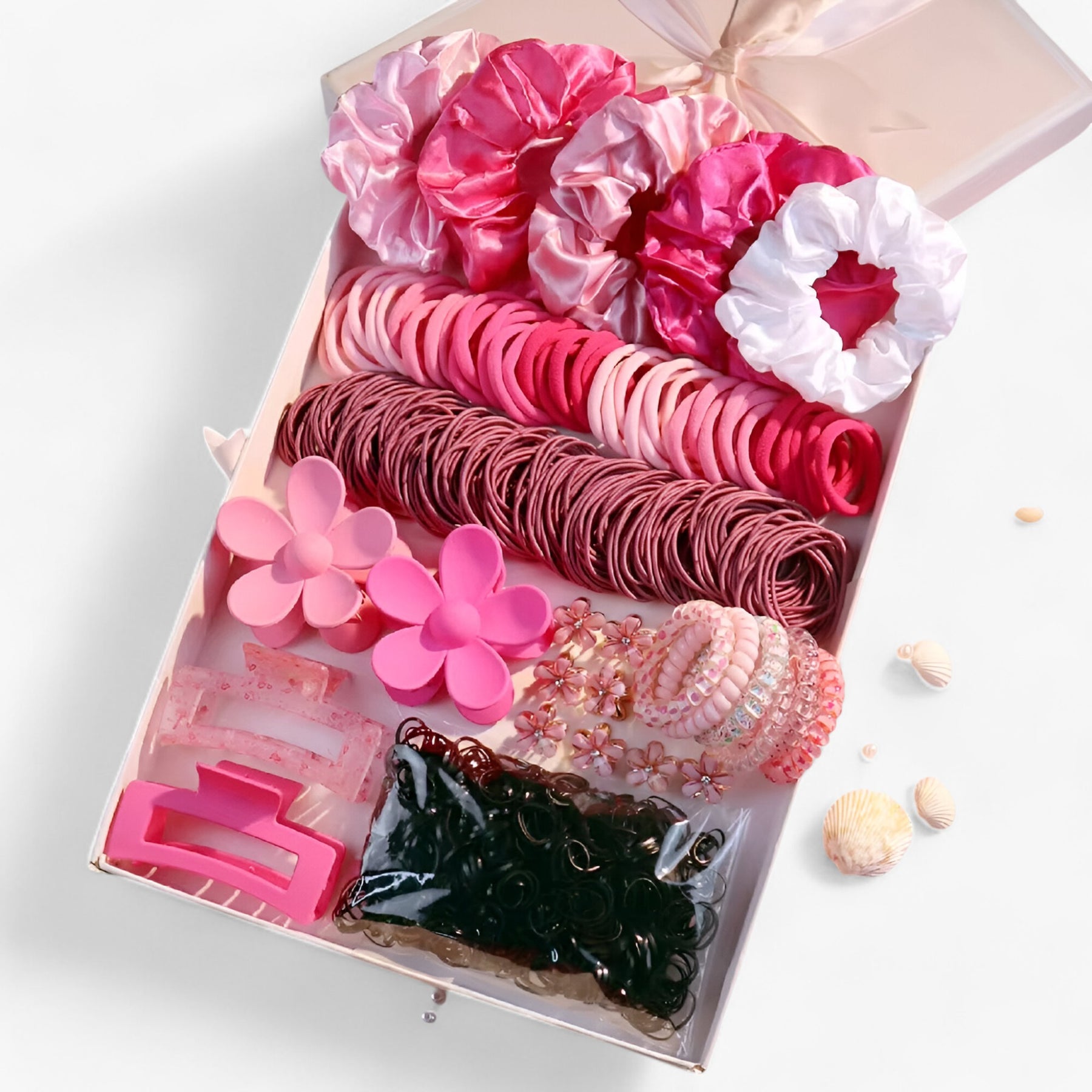 Hair Accessory Set : Modieuze Roze Haaraccessoire Set in van Pantino