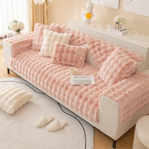 home & garden : Ultra Zachte Bankhoes - Comfortabel Meubels Bescherming - Microvezel in Roze van Pantino