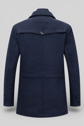 Winter Coat : Winterjas Heren Marineblauw in van Pantino