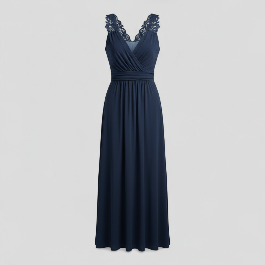 Dress : Maxi Jurk Dames Rood - Elegante Lange Zomer in van Pantino