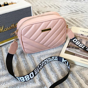 bags : Crossbody Tas Dames Bruin - Premium Leer Kwaliteit - PU-Leer in Roze van Pantino