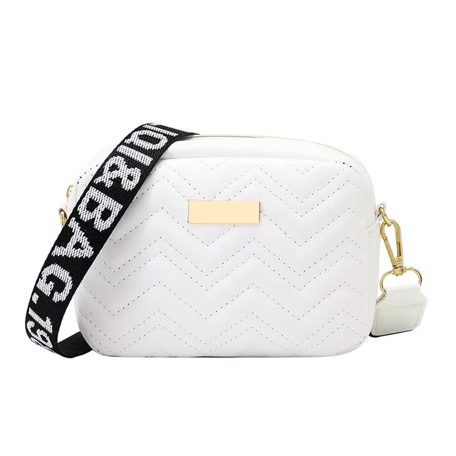 bags : Crossbody Tas Dames Bruin - Premium Leer Kwaliteit - PU-Leer in Wit van Pantino