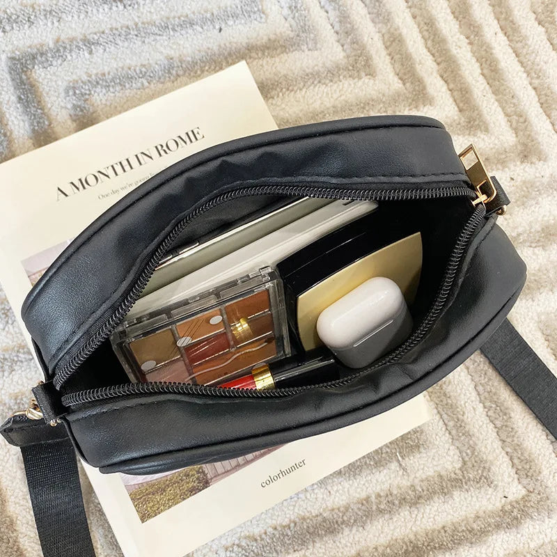bags : Crossbody Tas Dames Bruin - Premium Leer Kwaliteit - PU-Leer in van Pantino