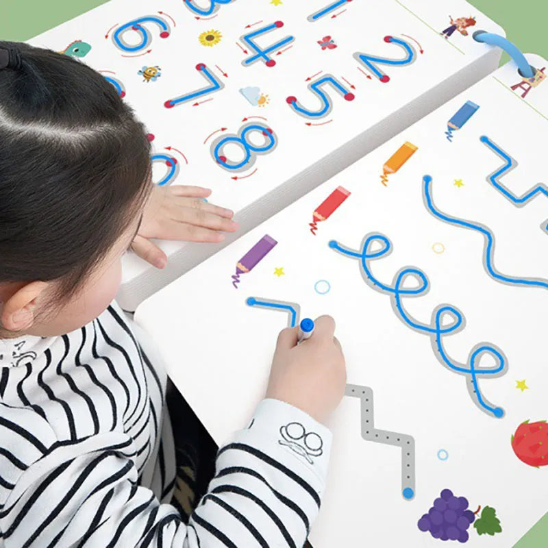 other : EasyLearn - Magisch Traceerwerkboek Kinderen in van Pantino