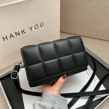 bags : Crossbody Tas Dames - Zachte Textuur PU-Leer Veelzijdig - PU-Leer in Zwart 20.5x12x7cm van Pantino