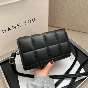 bags : Crossbody Tas Dames - Zachte Textuur PU-Leer Veelzijdig - PU-Leer in Zwart 20.5x12x7cm van Pantino