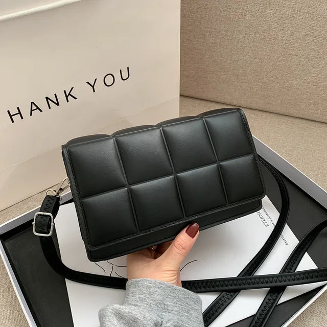 bags : Crossbody Tas Dames - Zachte Textuur PU-Leer Veelzijdig - PU-Leer in Zwart 20.5x12x7cm van Pantino