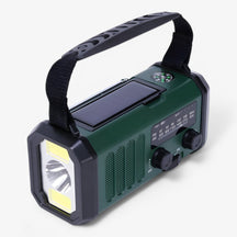 gadgets : Draagbare Radio met Handmatige Oplader - Olijfgroen in Olijfgroen van Pantino