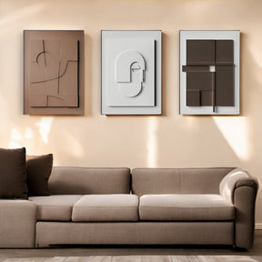 home & garden : Abstracte Kunst Decoratie Wit - Moderne Sculptuur Woonkamer - Hars in van Pantino