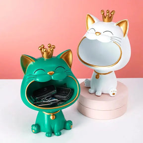 home & garden : Gelukskat Decoratie - Japanse Feng Shui Winkende Kat - Keramiek in van Pantino