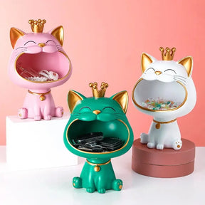 home & garden : Gelukskat Decoratie - Japanse Feng Shui Winkende Kat - Keramiek in van Pantino