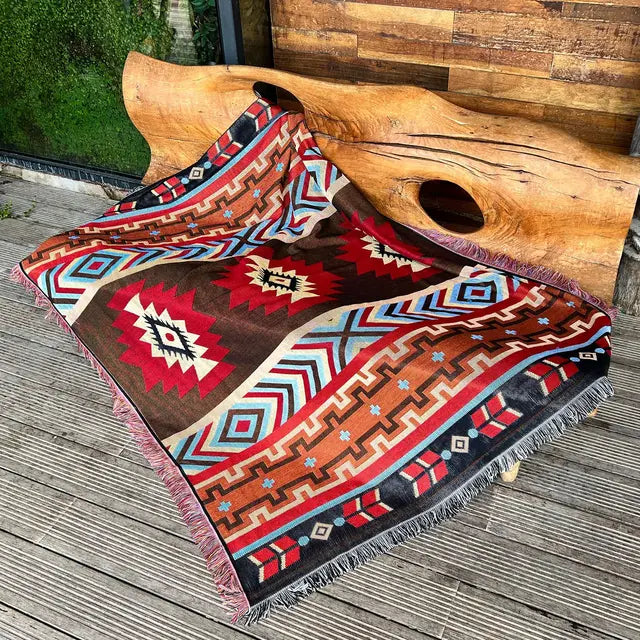 home & garden : Cozy Tahlia - Boheems Stijlvol Tapijt - Roze Blauw in Veelkleurig 130X160CM van Pantino