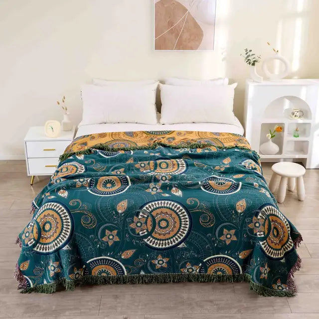 home & garden : Boho Zachte Tapijten met Kwastjes in 230x250cm van Pantino