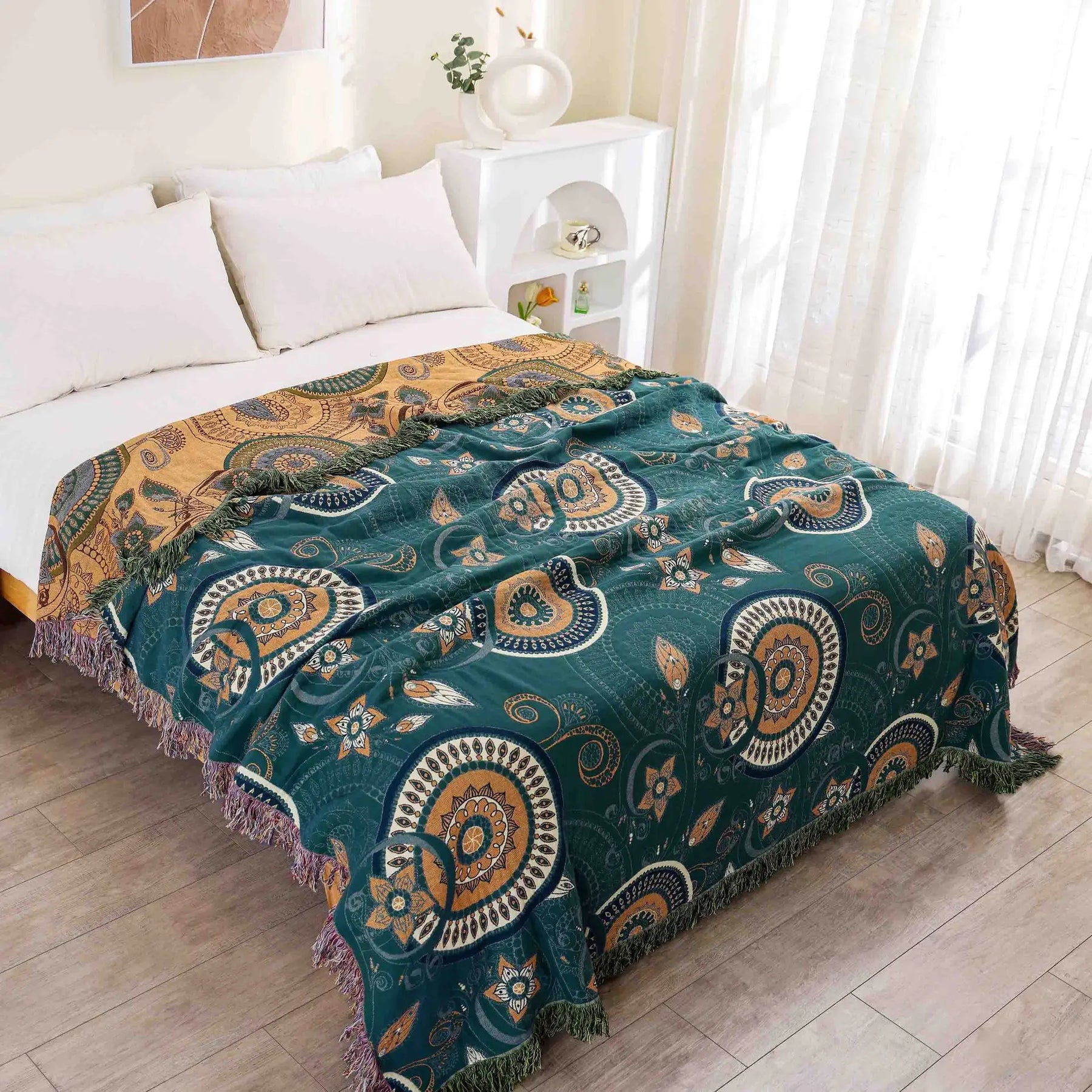 home & garden : Boho Zachte Tapijten met Kwastjes in van Pantino