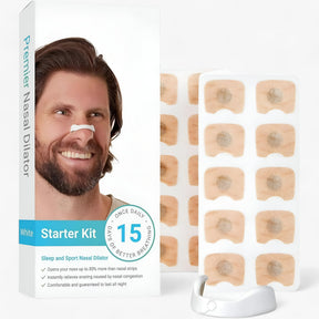 other : Slaap Neusstrips - Comfortabel, Anti-Snurk Ademhalingshulpmiddel - Wit Set in van Pantino