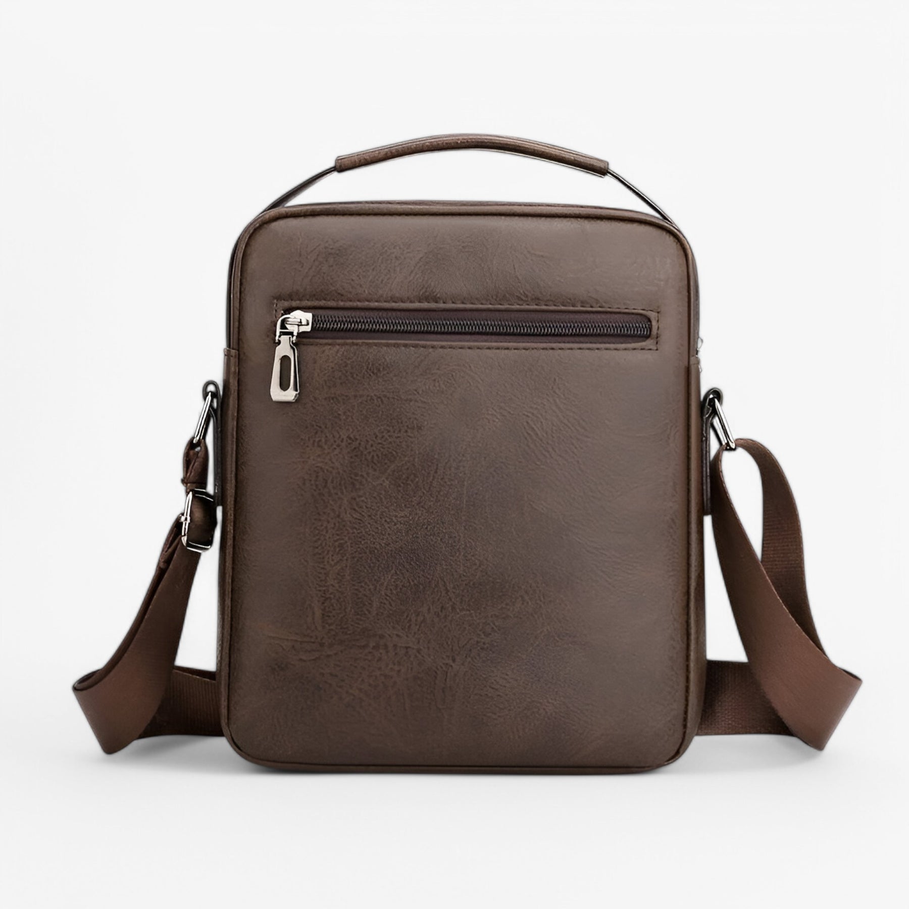 bags : Schoudertas Bruin - Luxe Leren voor Stijl en Functionaliteit in van Pantino