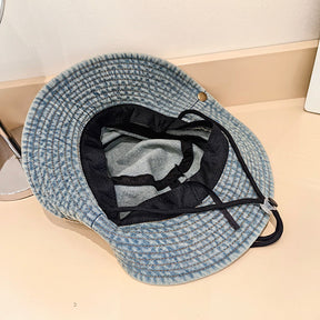 Bucket Hat : Hoed Lichtblauw - Denim Emmer in van Pantino