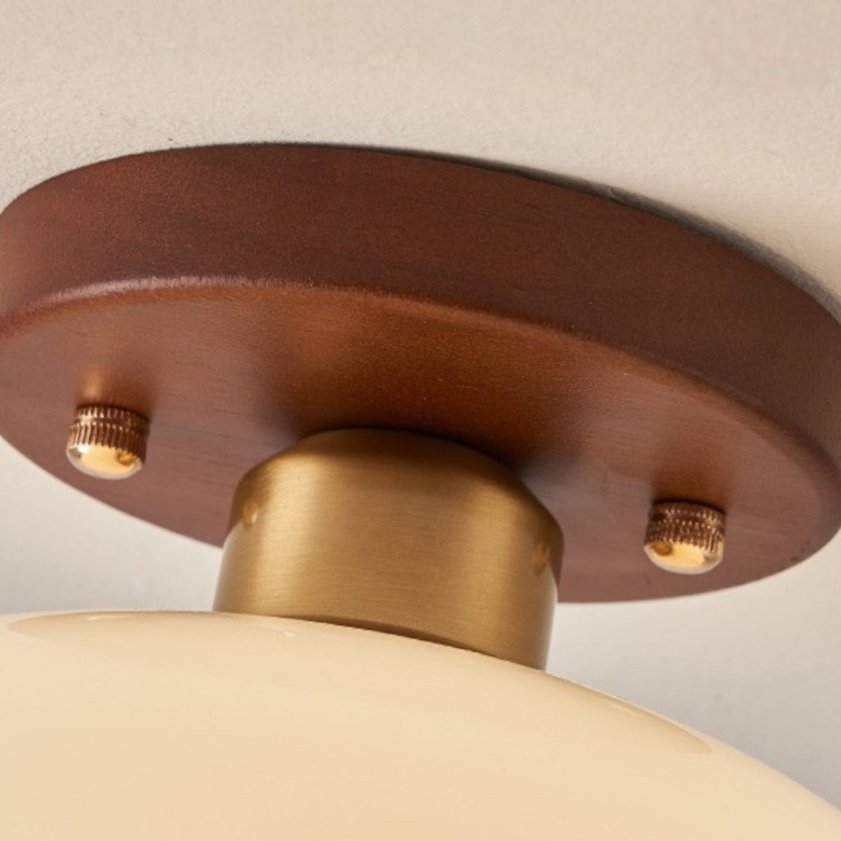 Moderne Bauhaus Plafondlamp – Sculpturale Glazen Koepel