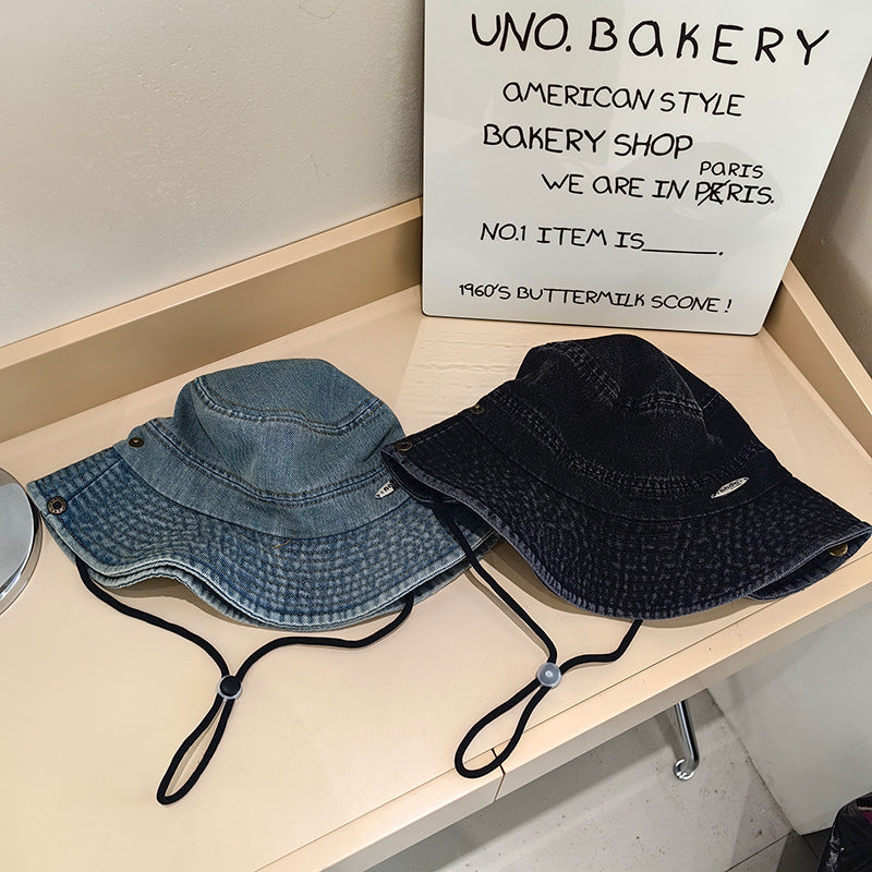 Bucket Hat : Hoed Lichtblauw - Denim Emmer in van Pantino