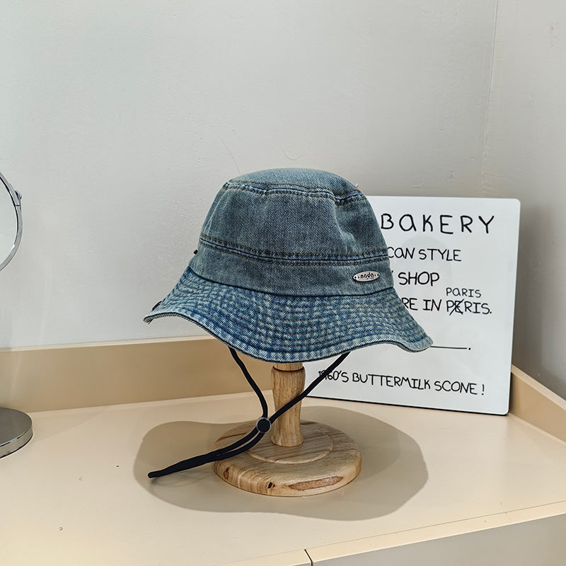 Bucket Hat : Hoed Lichtblauw - Denim Emmer in Lichtblauw van Pantino
