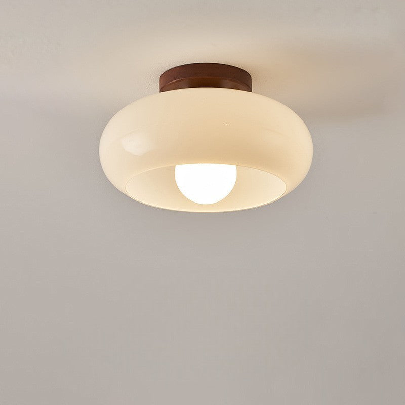 Moderne Bauhaus Plafondlamp – Sculpturale Glazen Koepel