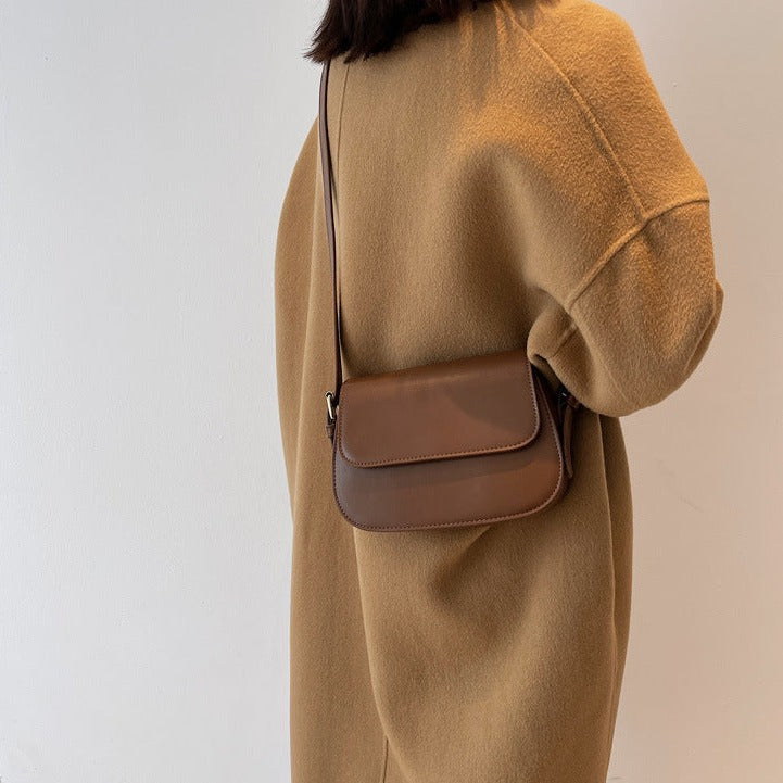 bags : Handgemaakte Elegante Tas Dames Leer - Bruin in van Pantino