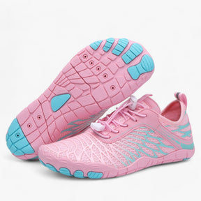 Shoes : Schoenen Zwart - HealthyFeet - Halkvrije Barfodsschoenen in Roze van Pantino
