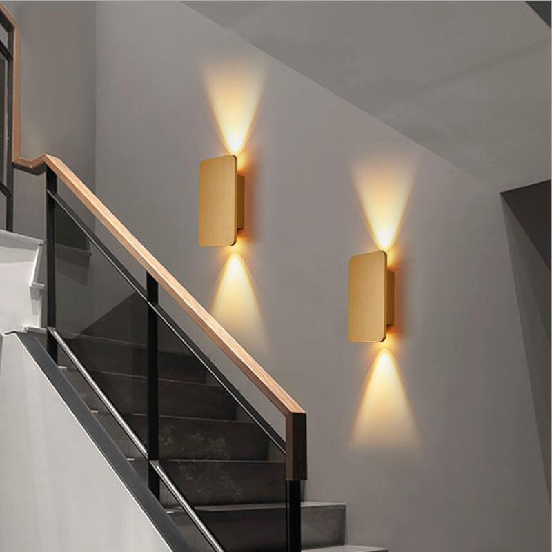 Binnen Rechthoekige LED Wandlamp - Modern Metalen Ontwerp