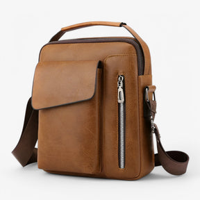 bags : Schoudertas Bruin - Luxe Leren voor Stijl en Functionaliteit in van Pantino