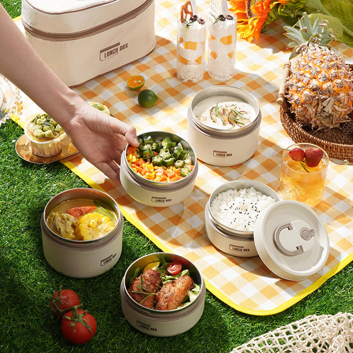 home & garden : MealBox - (gratis Bestekset + Draagtas T.w.v. € 19.95) - Wit in van Pantino