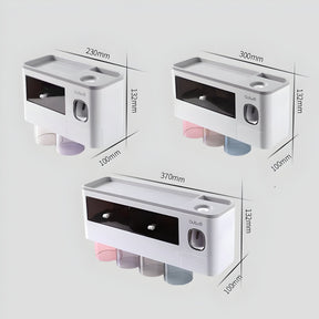 home & garden : Automatische Dispenser - Wandmontage met Opbergvak - Zwart in van Pantino