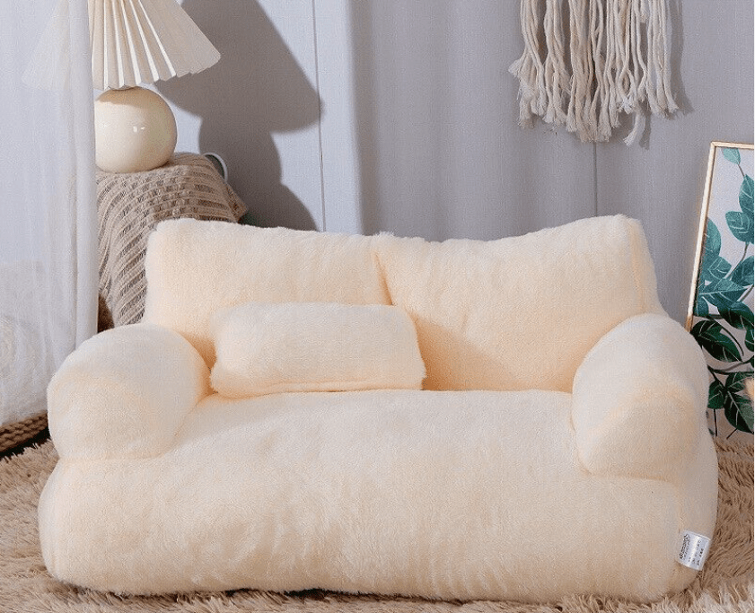 pets : Kalmerende Huisdier Bankhoes Lichtgrijs - Rustgevend Sofa Comfort - Microvezel in van Pantino