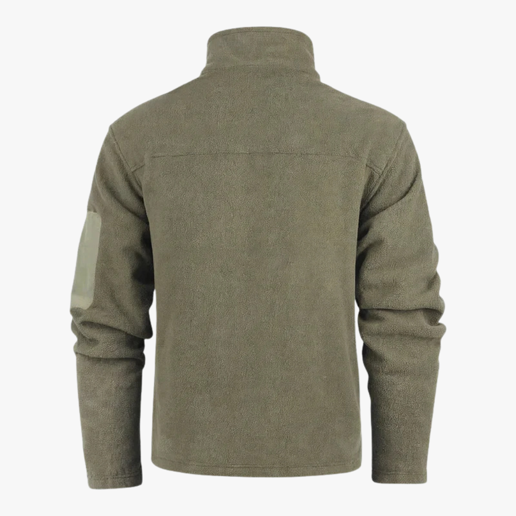 Heren Bovenkleding : Heren Slim Fit Winterjas van Polarfleece - Groen in van Pantino