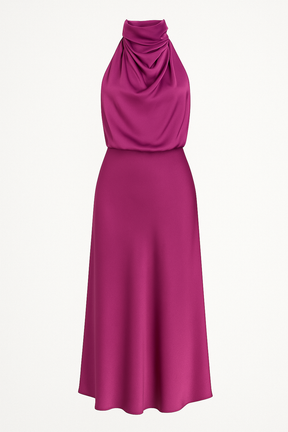 Dress : Jurk Dames Mintgroen - Elegante Damesjurk - Lichtgewicht, Stijlvol en Perfect voor Elke Gelegenheid in Roze van Pantino