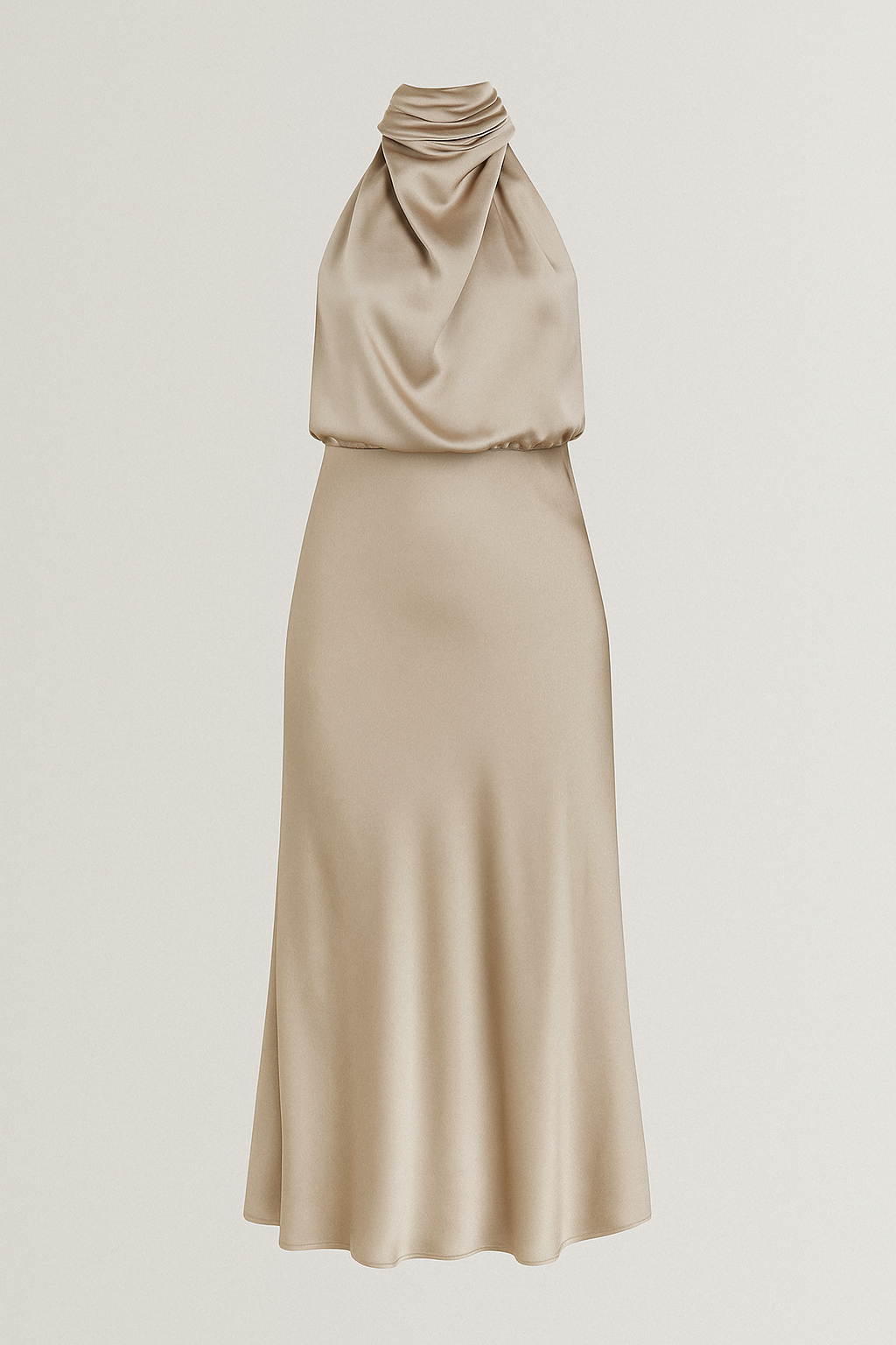 Dress : Jurk Dames Mintgroen - Elegante Damesjurk - Lichtgewicht, Stijlvol en Perfect voor Elke Gelegenheid in Champagne van Pantino