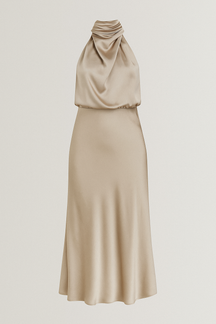 Dress : Jurk Dames Mintgroen - Elegante Damesjurk - Lichtgewicht, Stijlvol en Perfect voor Elke Gelegenheid in Champagne van Pantino