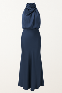 Dress : Jurk Dames Mintgroen - Elegante Damesjurk - Lichtgewicht, Stijlvol en Perfect voor Elke Gelegenheid in marineblauw van Pantino