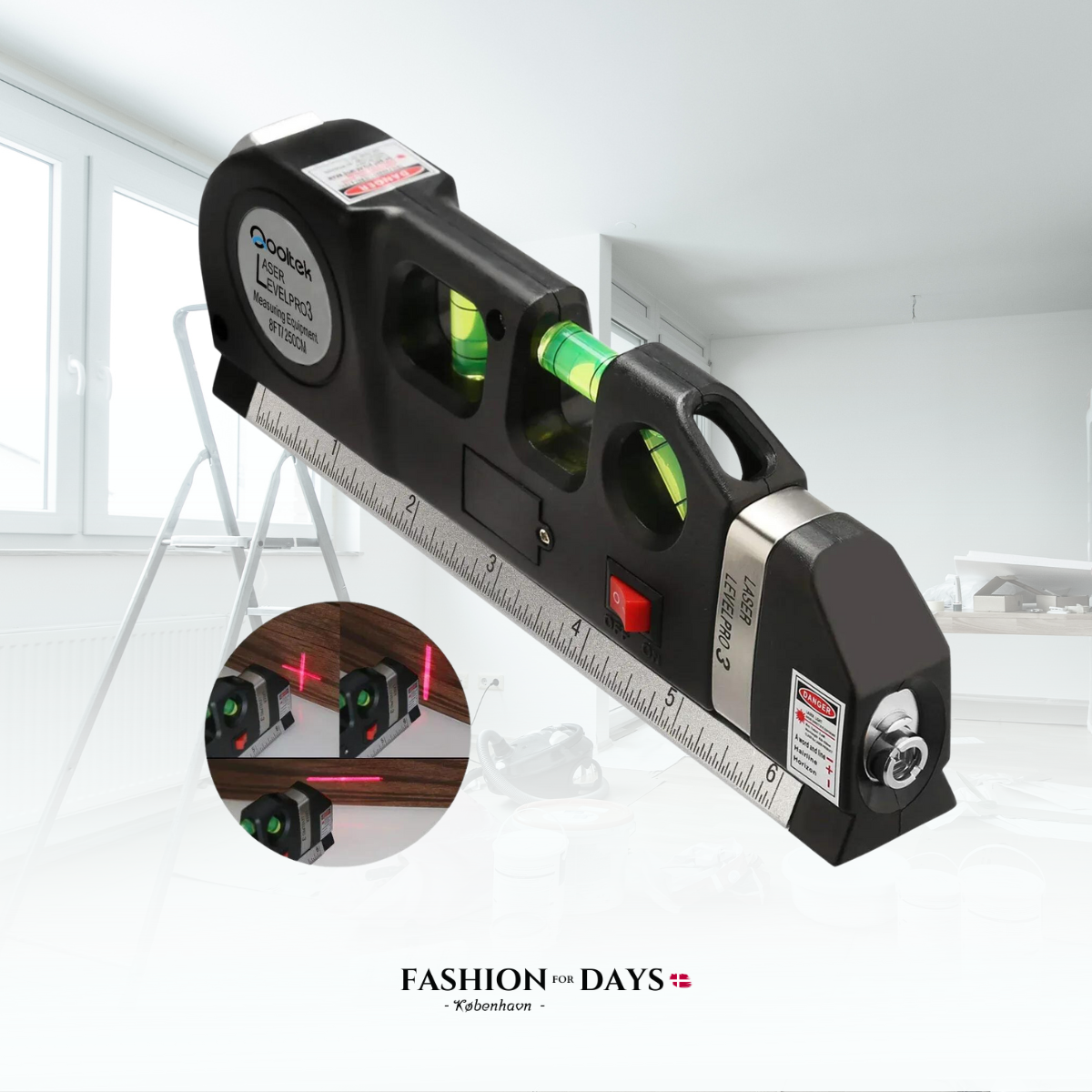 outdoor equipment : MultiTool - Het Perfecte Gereedschap met Laser en Waterpas Gecombineerd in van Pantino