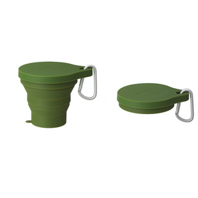 outdoor equipment : Opvouwbare Cup - Perfect voor op Reis - Groen in Groen van Pantino