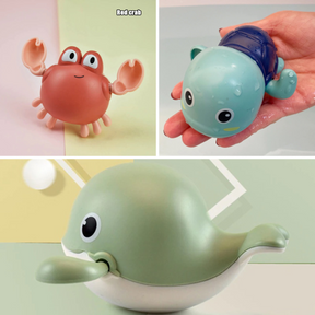 pets : Zwem Badspeelgoed Kinderen - Zwemmende Zeedieren Set - Kunststof in Set van 3 van Pantino