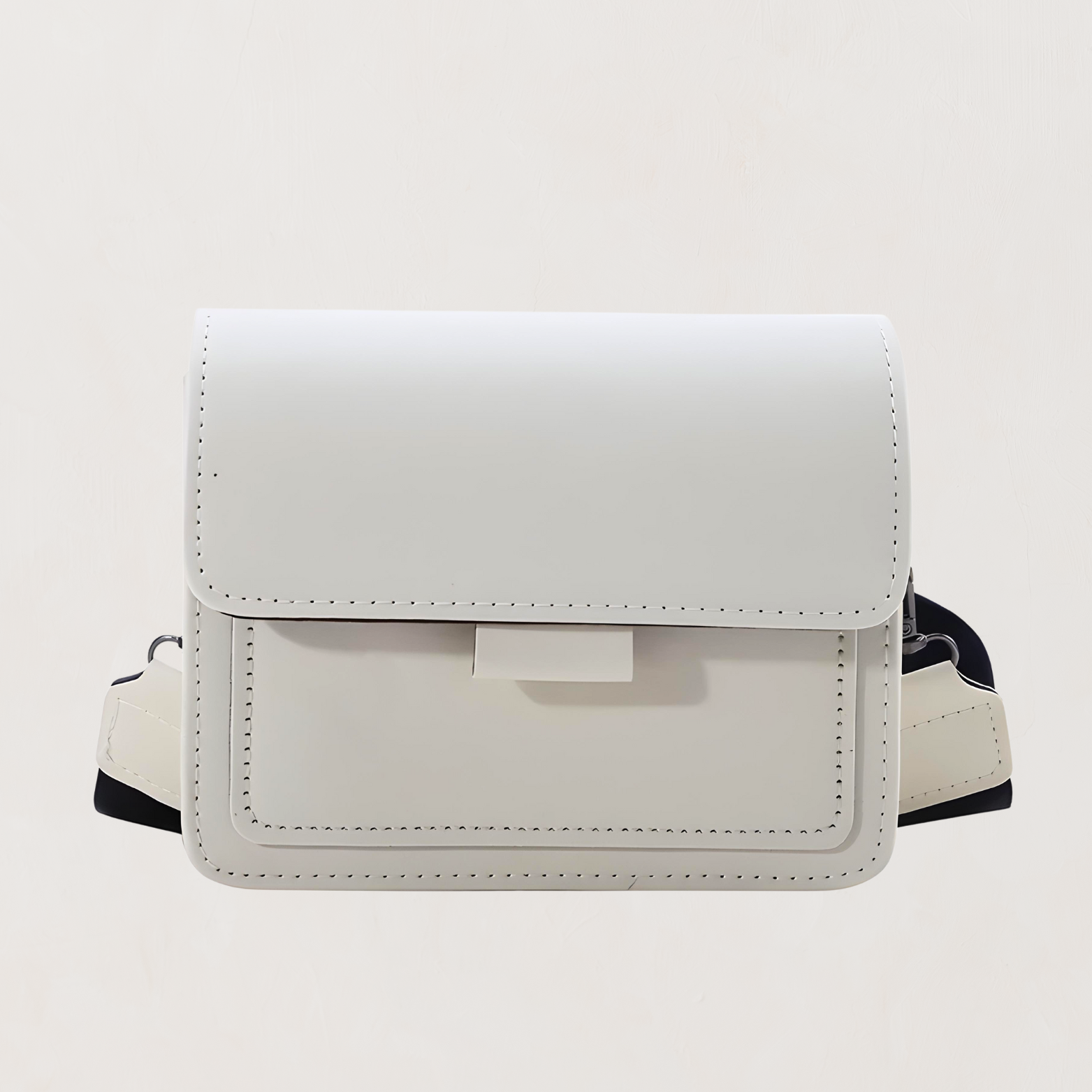 Tassen : Handtas Dames Zwart - Elegante Stijl - Synthetisch Leer in van Pantino