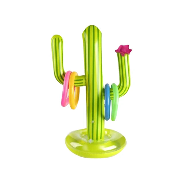 outdoor equipment : Opblaasbare Cactus Pool Speelset Groen - BBQ Feest Zomer - PVC in Groent van Pantino